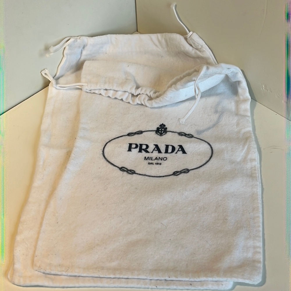 Prada shoe dust cover/travel bags for pumps or loafers